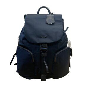 Tumi Women’s Navy Nylon With Multiple Pockets Versatile Stylish Design Backpack